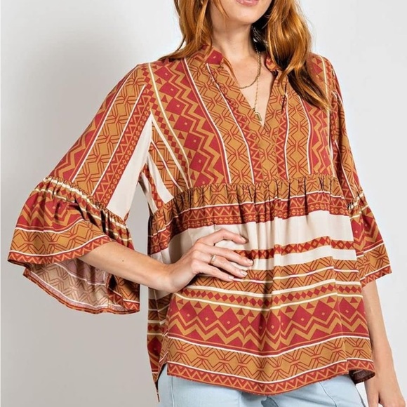 NEW Easel Tunic Blouse - Picture 7 of 14